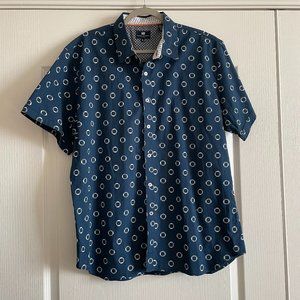 Michael Brandon XL Men’s Short Sleeve Shirt Patterned 100% cotton